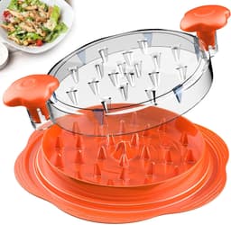 Chicken Shredder Large Chicken Breast Shredder Tool Twist with Brush&Fork